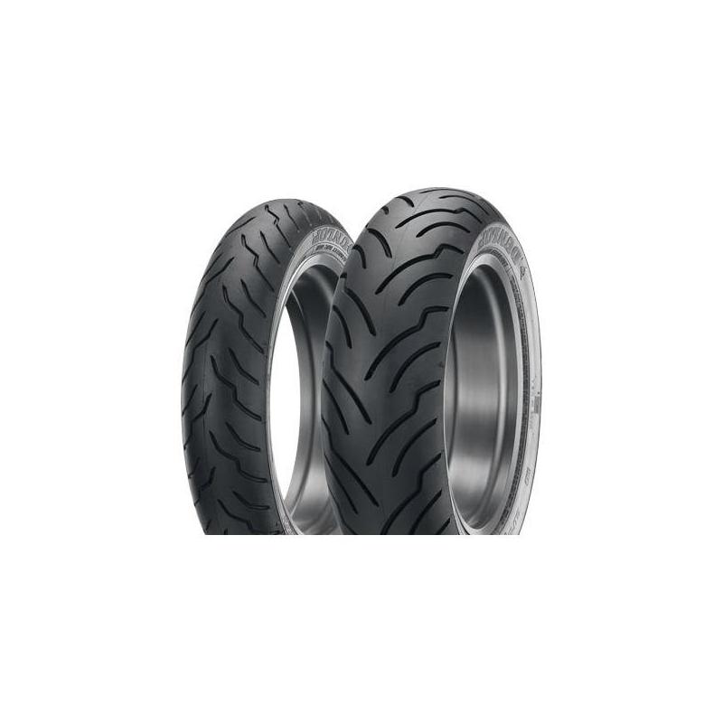 Pneu custom avant Dunlop American Elite Flancs Blancs 130/80 B 17 65H