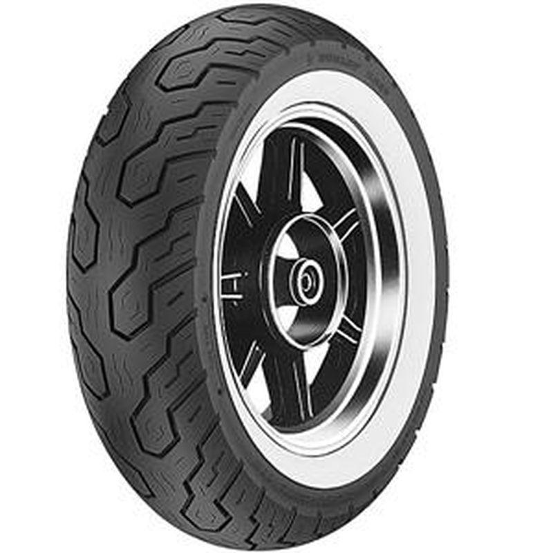 Pneu Dunlop K555 WWW flanc blanc large 170/80-15 TL 77H