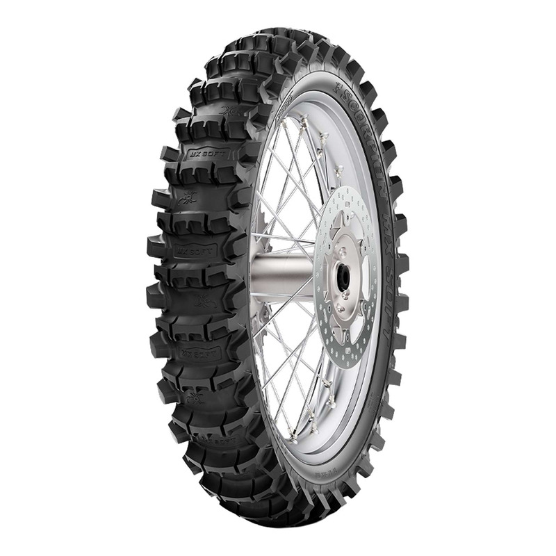 Pneu motocross arrière Pirelli Scorpion MX Soft 100/90-19 57M TT