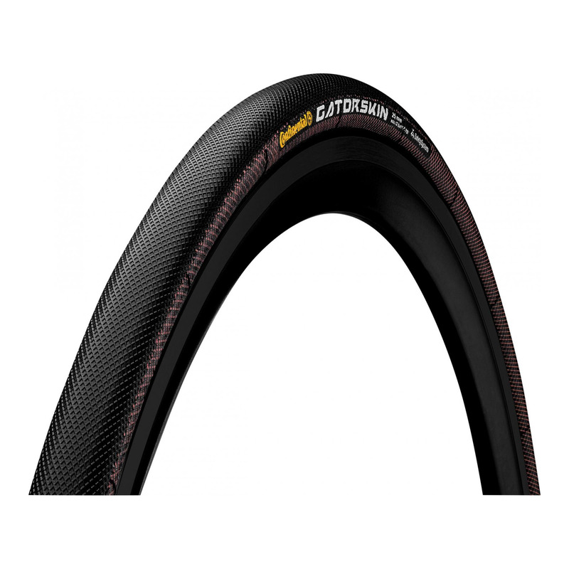 Pneu route 700x25 Continental Gatorskin Protection anti-crevaison noir TR