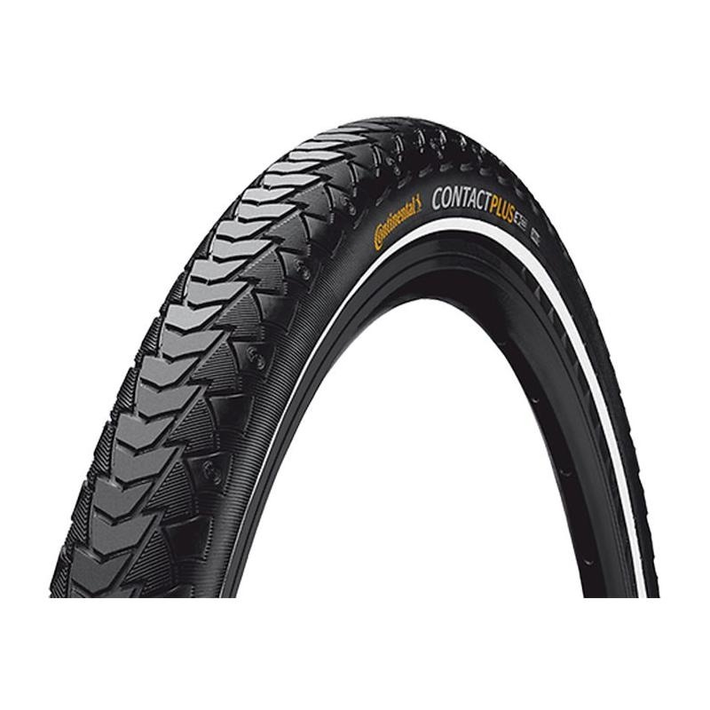Pneu vÃÂ©lo City/VAE Continental Contact Plus 700x32 TR noir