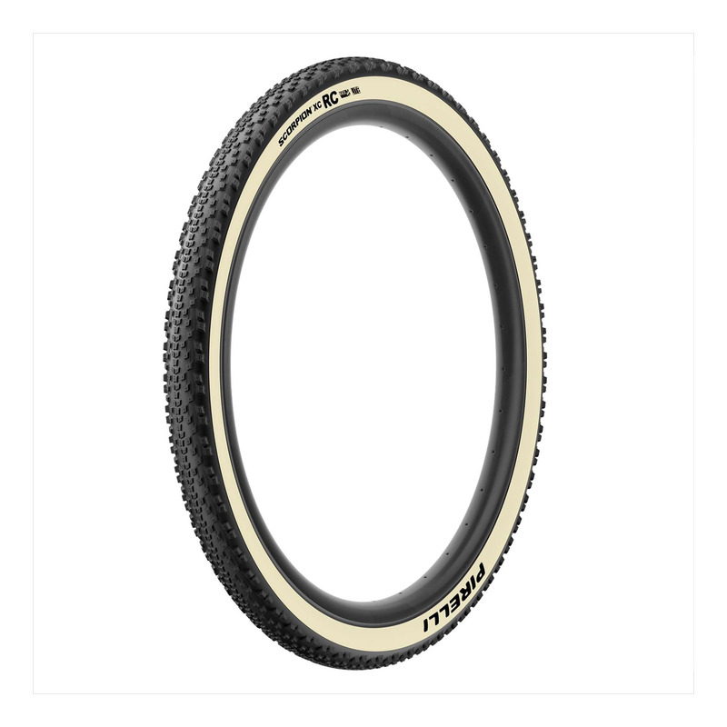 Pneu VTT Pirelli Scorpion Race XC RC Prowall noire et crème 29"X2,4