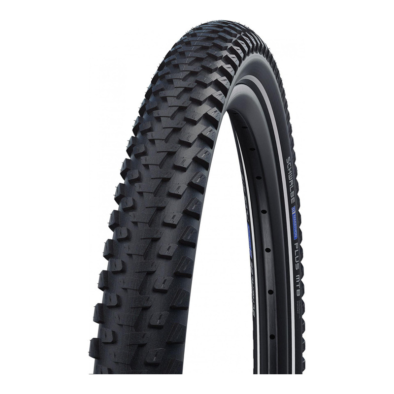 Pneu VTT (VAE) 27,5"x2,25 Schwalbe Marathon Plus renfort noir flanc réfléchissant TR
