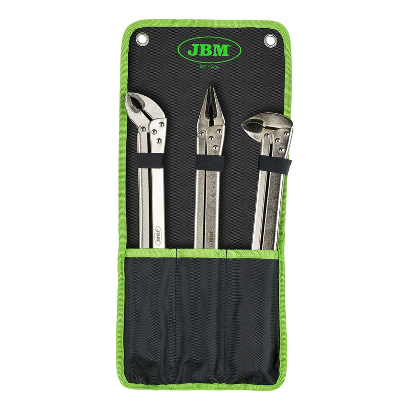 Pochette de 3 pinces etaux JBM extra longues