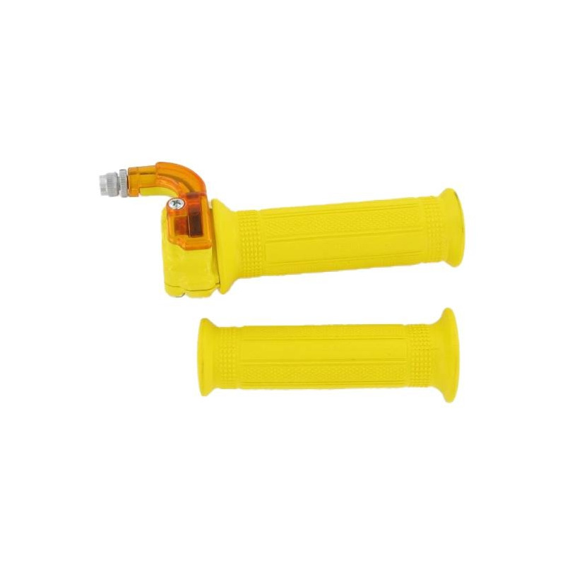 Poignée de gaz mini Targa en métal jaune