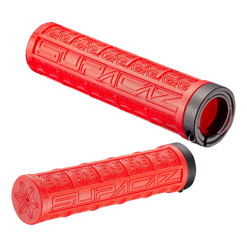 Poignées Supacaz Grizips rouge