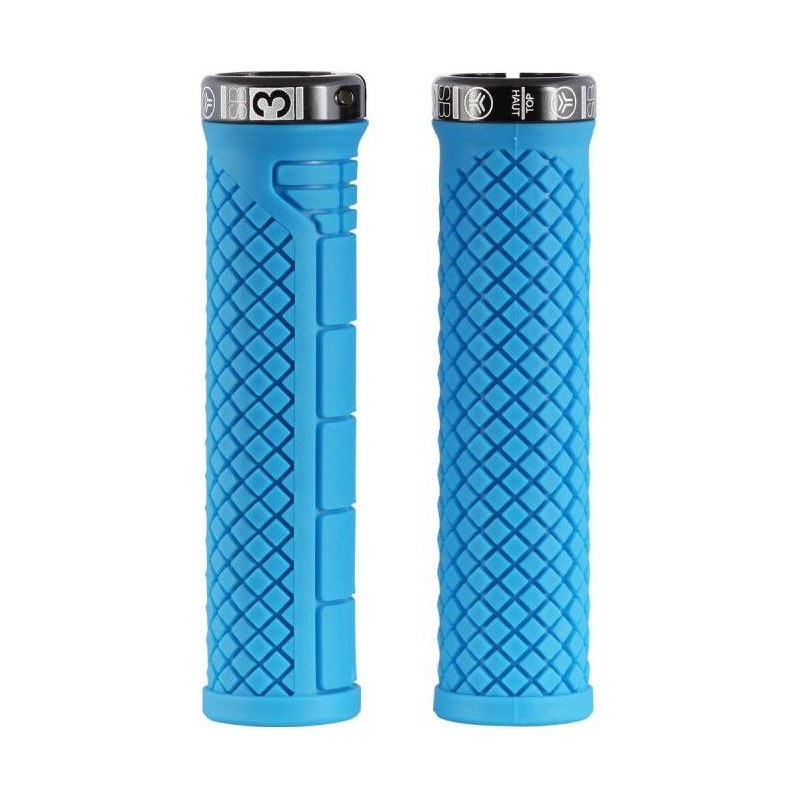 Poignées VTT 132mm SB3 Shark bleu/noir