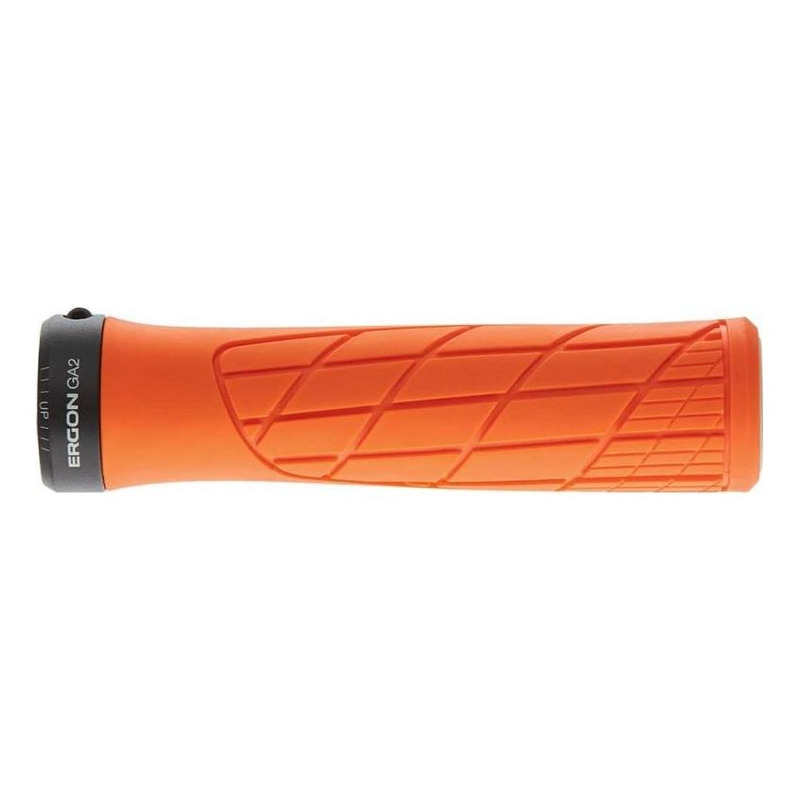 Poignées VTT Ergon GA2 orange/noir