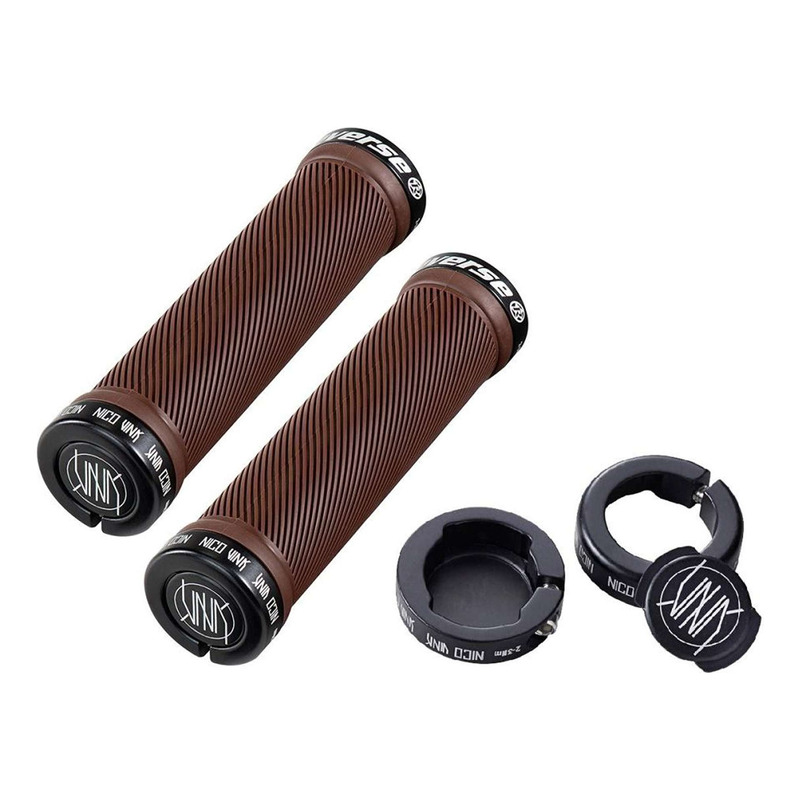 Poignées VTT Reverse Nico Vink Signature Lock-On Ø 30mm marron
