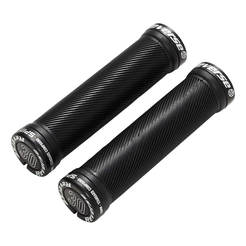 Poignées VTT Reverse Spin Lock-On Ø 30mm noir