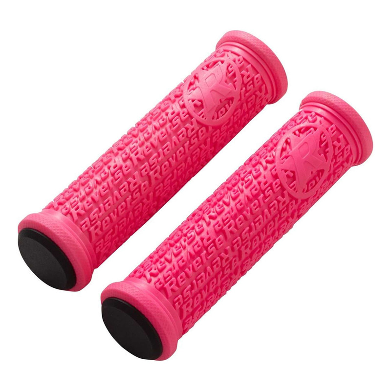 Poignées VTT Reverse Stamp Basic Ø 31mm rose