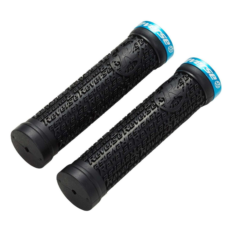 PoignÃ©es VTT Reverse Stamp Single Lock Ã  30mm bleu