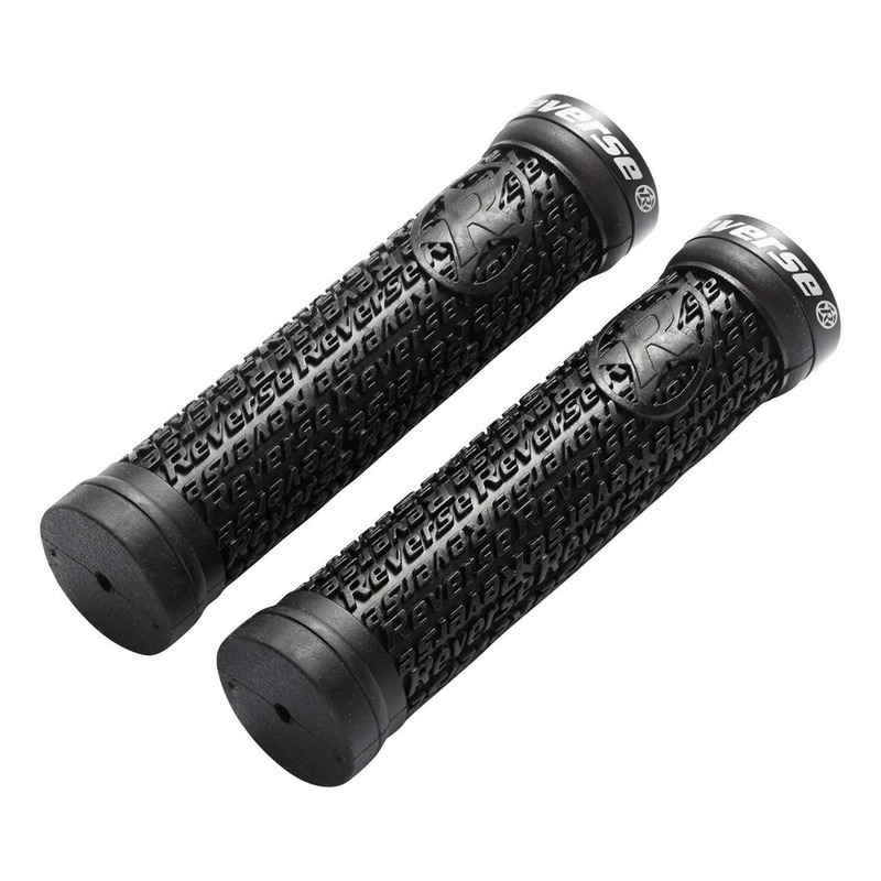 PoignÃ©es VTT Reverse Stamp Single Lock Ã  30mm noir