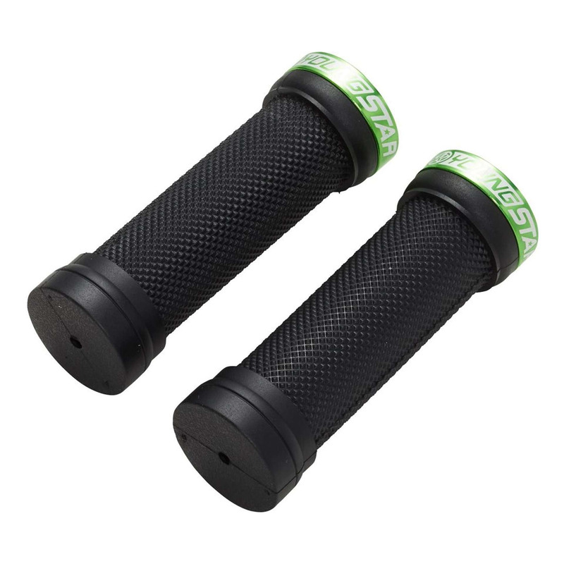 PoignÃ©es VTT Reverse Youngstar Lock-On Ã  28mm vert