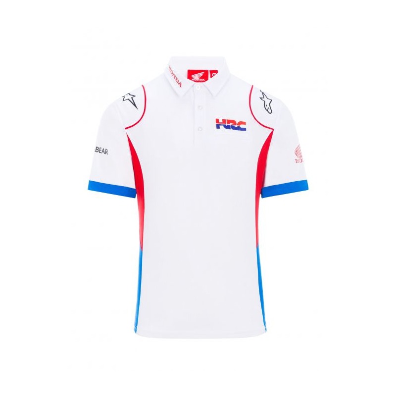 Polo Honda HRC Teamwear blanc- S
