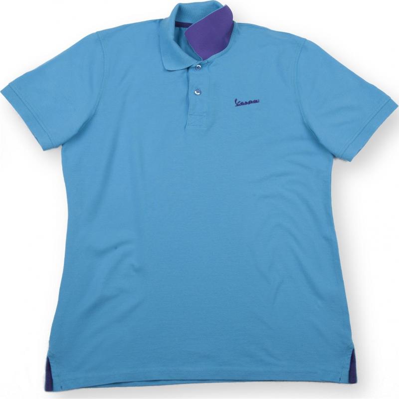 Polo Vespa Colours bleu- S