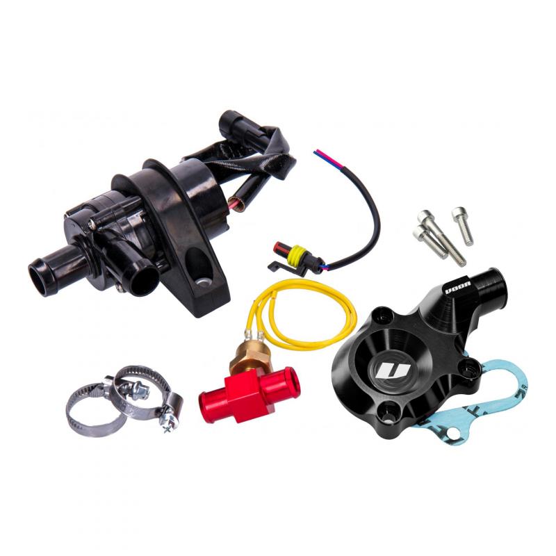 Pompe à eau Voca électrique alu CNC noir Derbi Senda Euro 3 06-