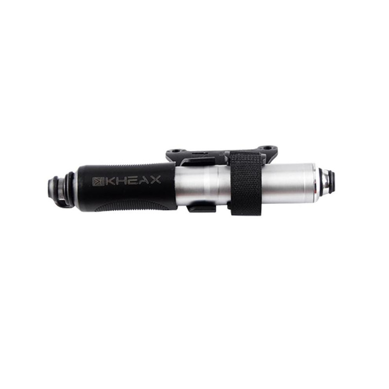 Pompe à main VTT Kheax Lips HV T.S 185mm argent (6,2Bar/90psi)