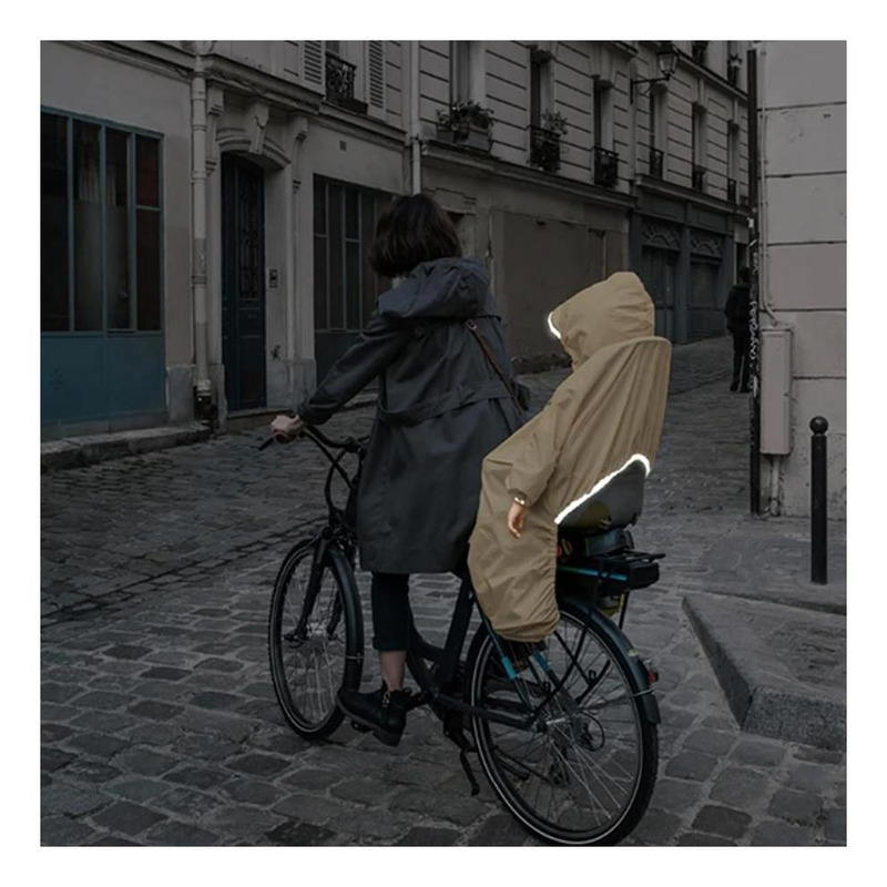 Poncho protection Rainette siège enfant beige - Équipement cycliste sur La  Bécanerie