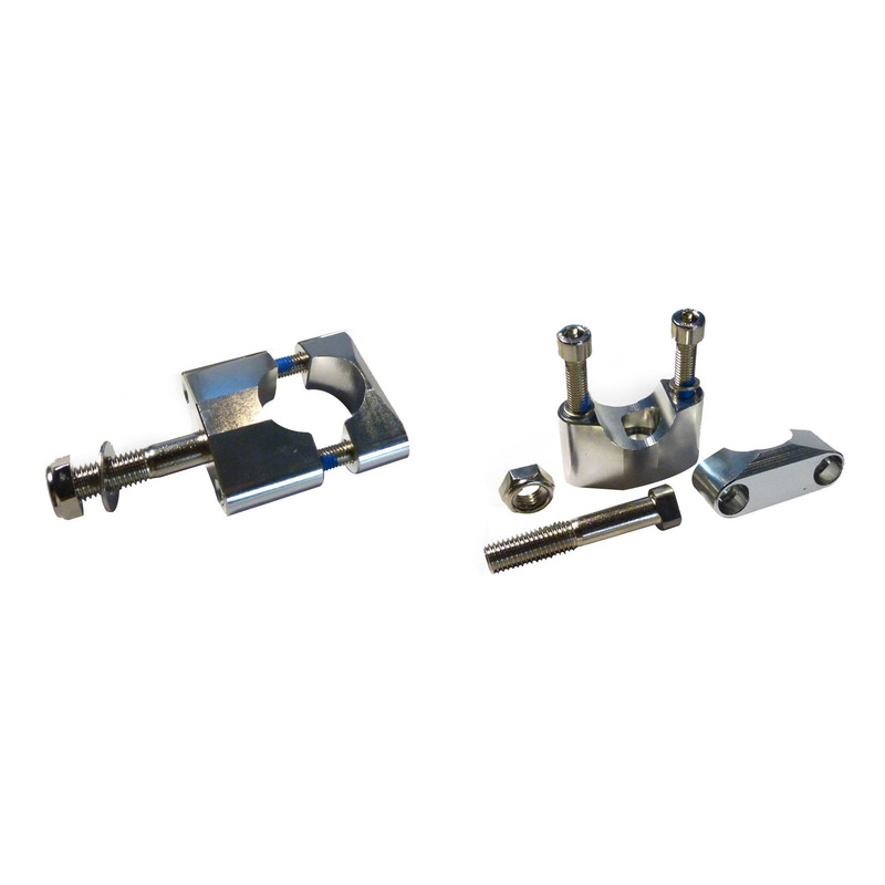 Pontet Racing Moto Technology TD Ø22mm rehausse 28mm argent