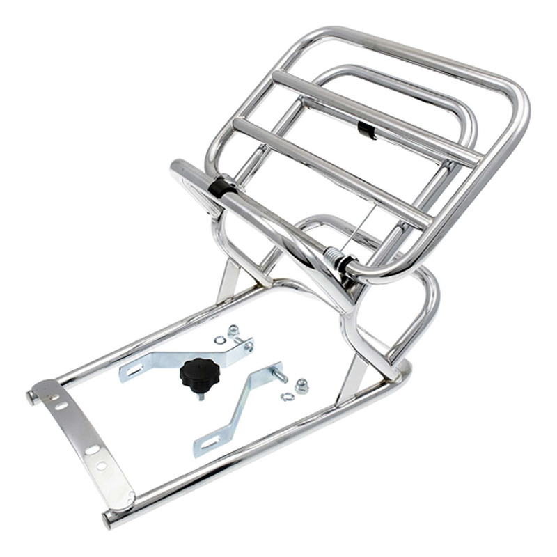 Porte bagages arriÃ¨re RMS chrome Vespa 50/90/125 Primavera ET3