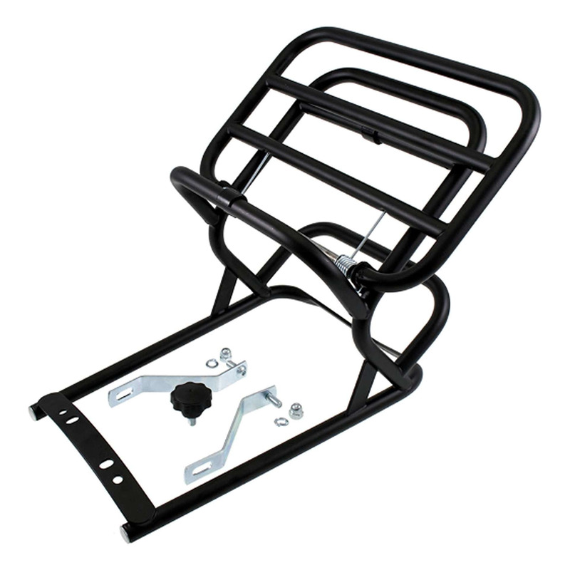 Porte bagages arriÃ¨re RMS noir Vespa 50/90/125 Primavera ET3