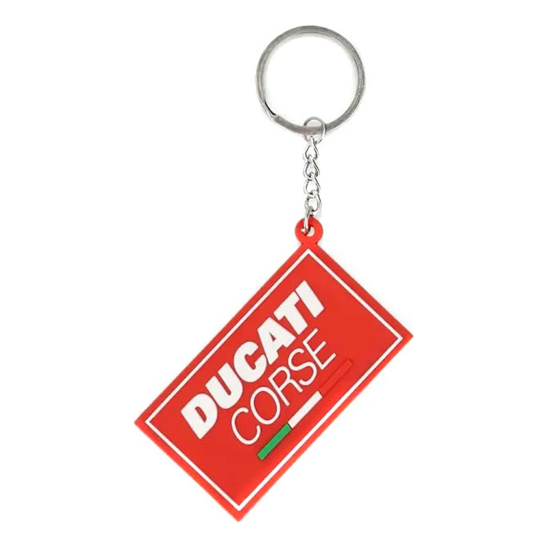 Porte clé Ducati Corse rouge/blanc 2023