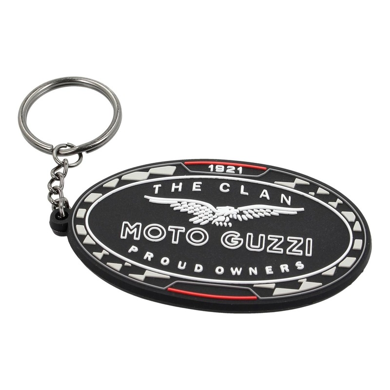 Porte clé Moto Guzzi Ovale noir