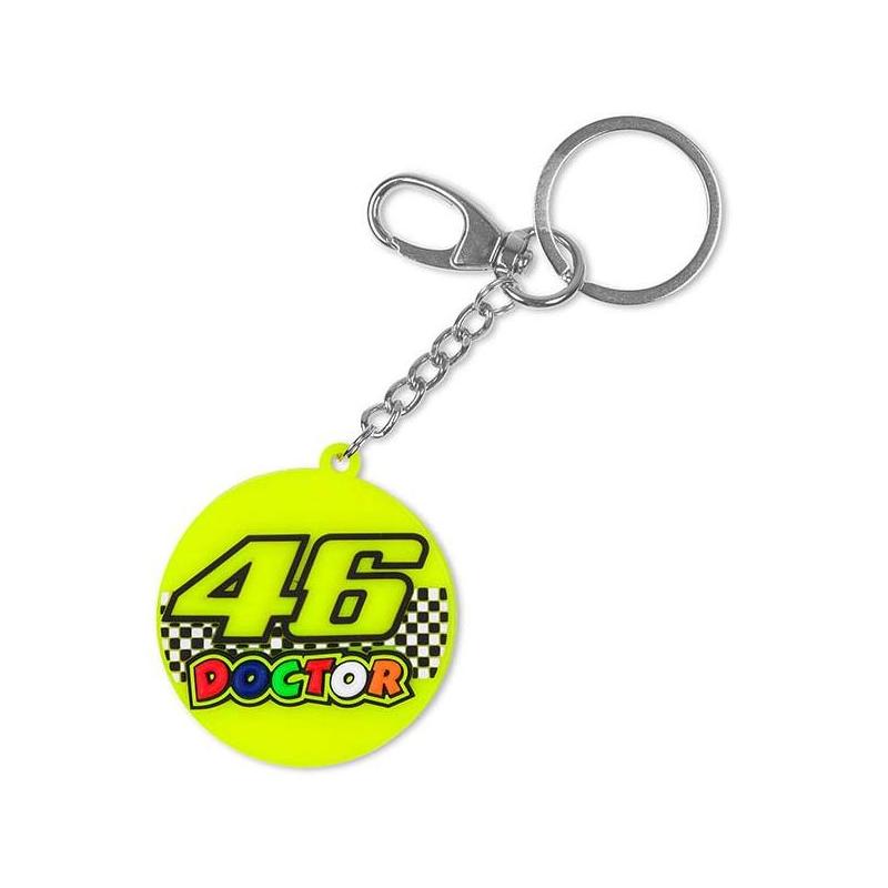 Porte-clé VR46 Race Doctor key ring jaune