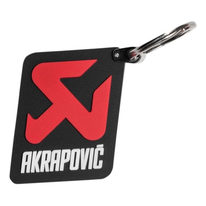 Porte-clefs Akrapovic noir/rouge