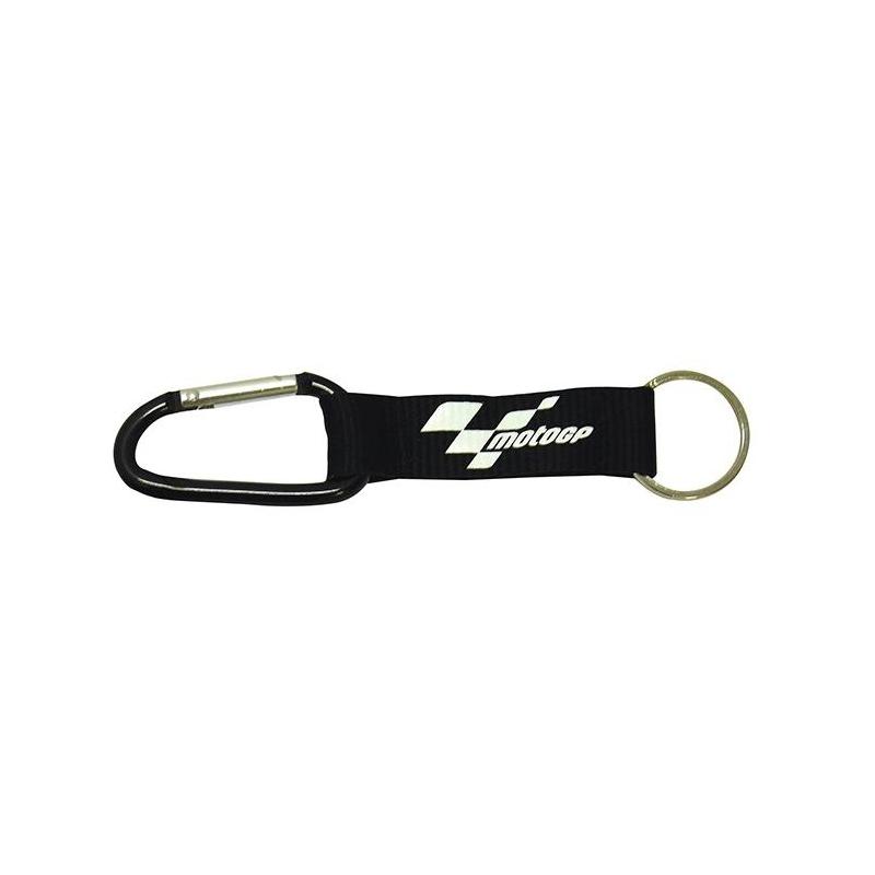 Porte clés mousqueton MotoGP noir