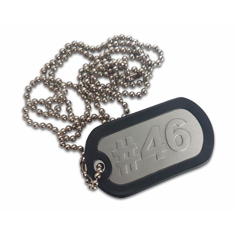Porte clés plaque type armée US #46