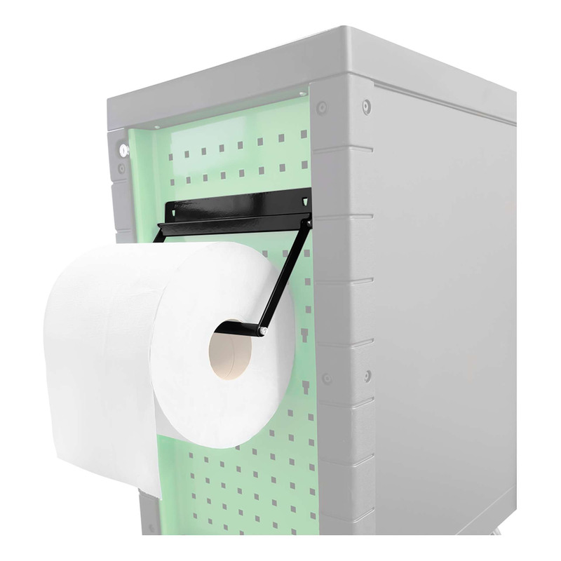 Porte-rouleau papier pour servante d'atelier et panneaux perforés JBM