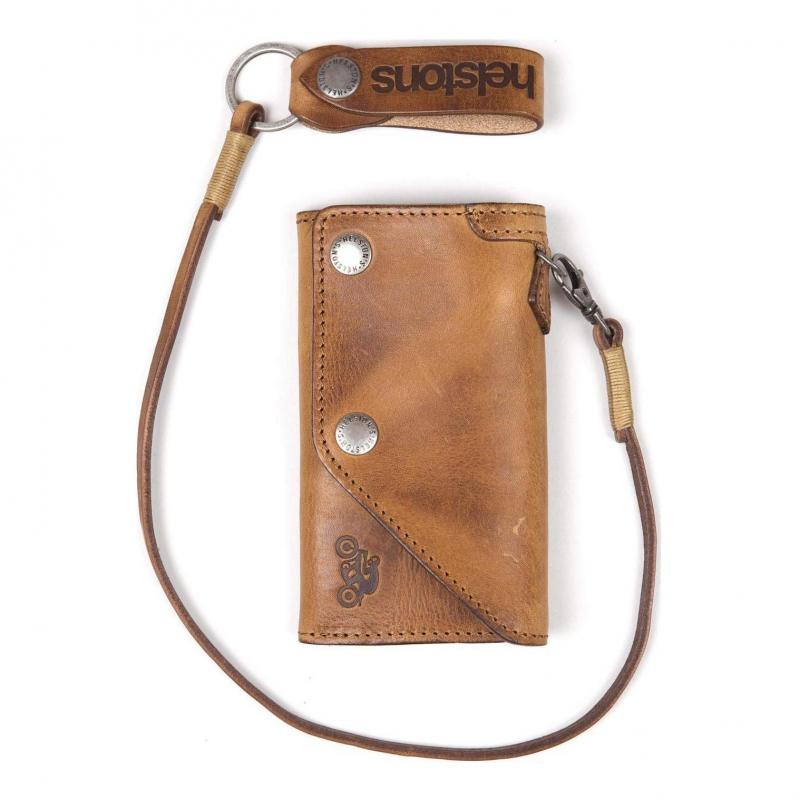 Portefeuille cuir Helstons Old Wallet tan