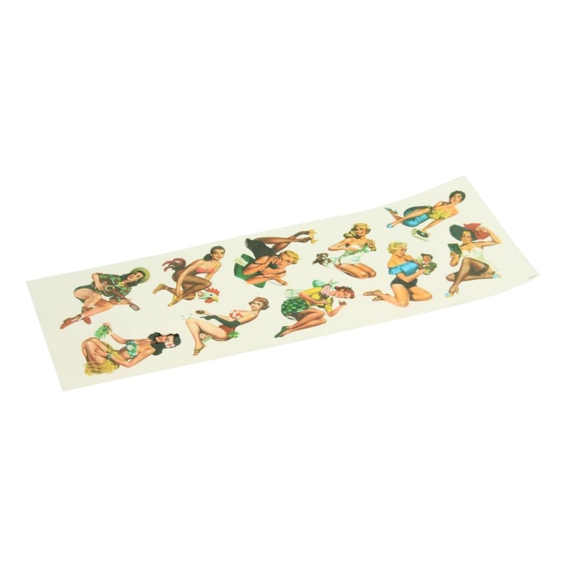 Poster Vespa Pin-up multicolore