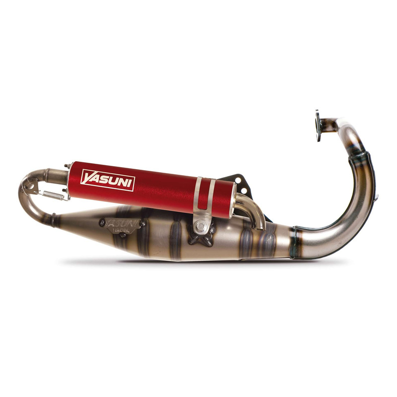 Pot d'échappement Yasuni R-PRO silencieux rouge Peugeot Buxy/Speedfight