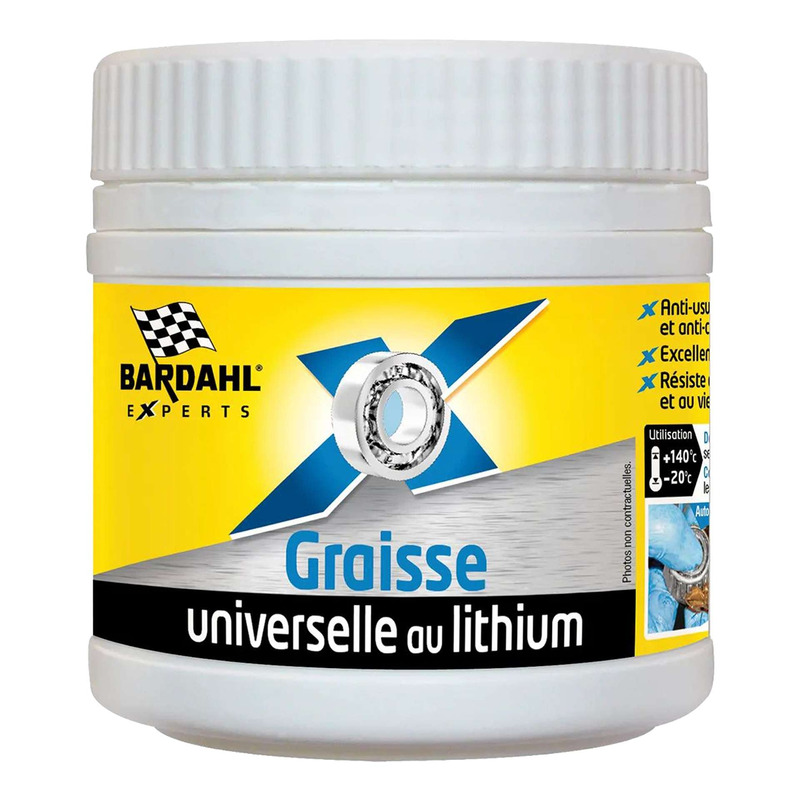 Pot de graisse au lithium Bardahl 500g