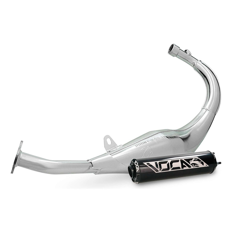 Pot Voca Racing Chromed Noir 50cc Minarelli AM6