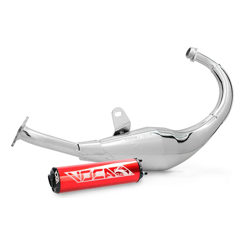 Pot Voca Racing Chromed Rouge 50cc Derbi Euro 2 Euro 3