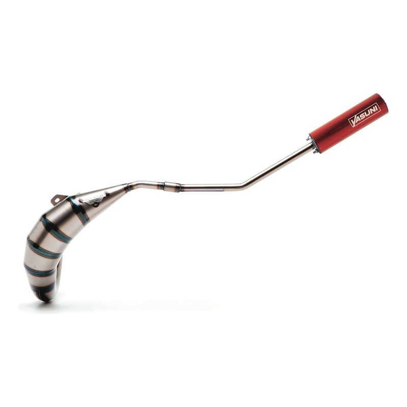 Pot Yasuni Cross HM silencieux rouge Derbi Senda/Gilera RCR