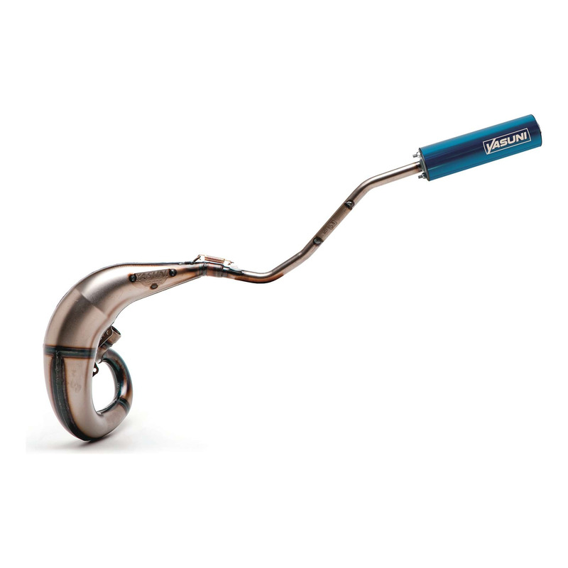 Pot Yasuni Cross ML silencieux bleu Yamaha DT 50/Rieju RR