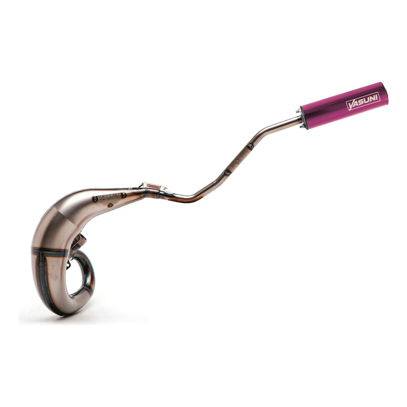 Pot Yasuni Cross ML silencieux violet Aprilia RX/SX/Derbi DRD Racing