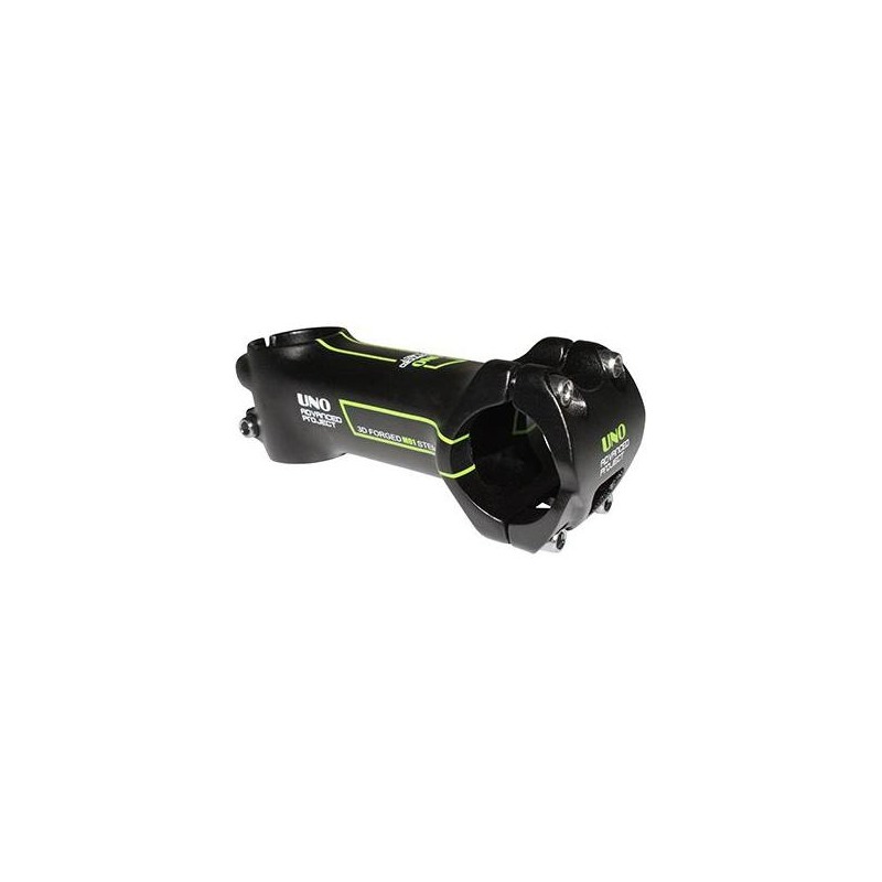 Potence VTT/route UNO Race inclinaison -7° L. 110mm noir/vert