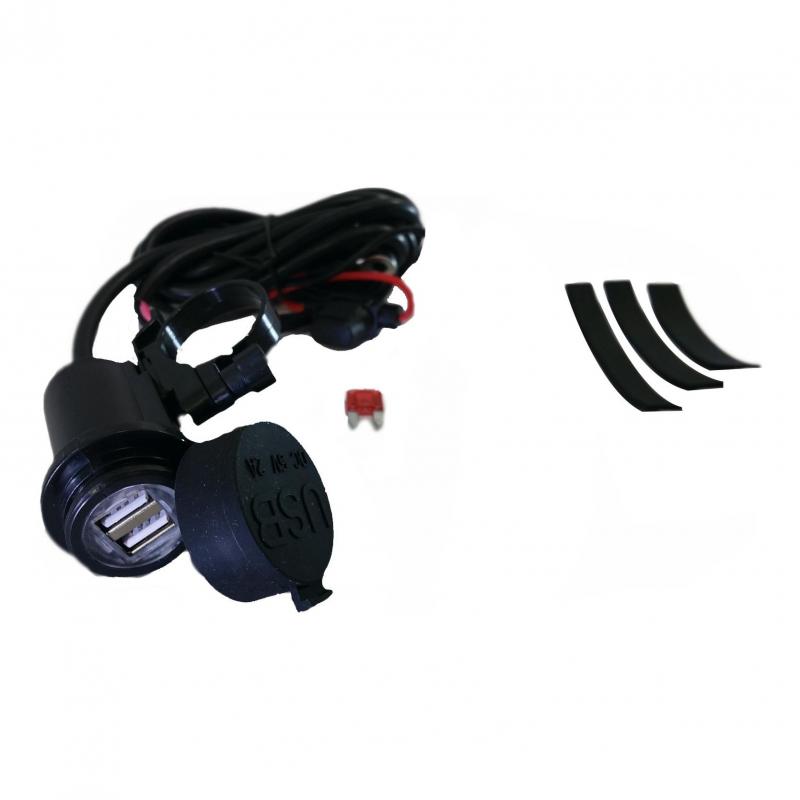 Prise double USB Brazoline fixation collier