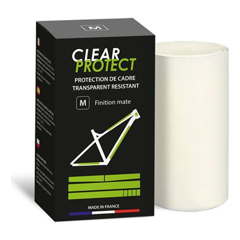 Protection cadre vélo Clear Protect pack M finition mate