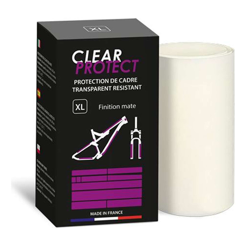 Protection cadre vélo Clear Protect pack Xl finition mate
