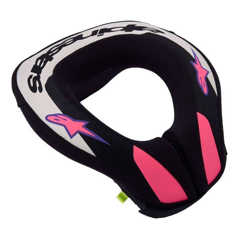Protection cervicale enfant Alpinestars Sequence Youth black/light gray/purple