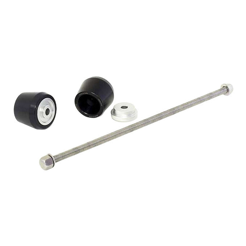 Protection d'axe de roue arrière noir/alu Aprilia RS 660 20-25
