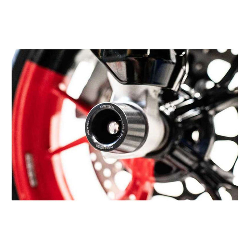 Protection d'axe de roue arrière noir Triumph Speed Triple 1050 16-20