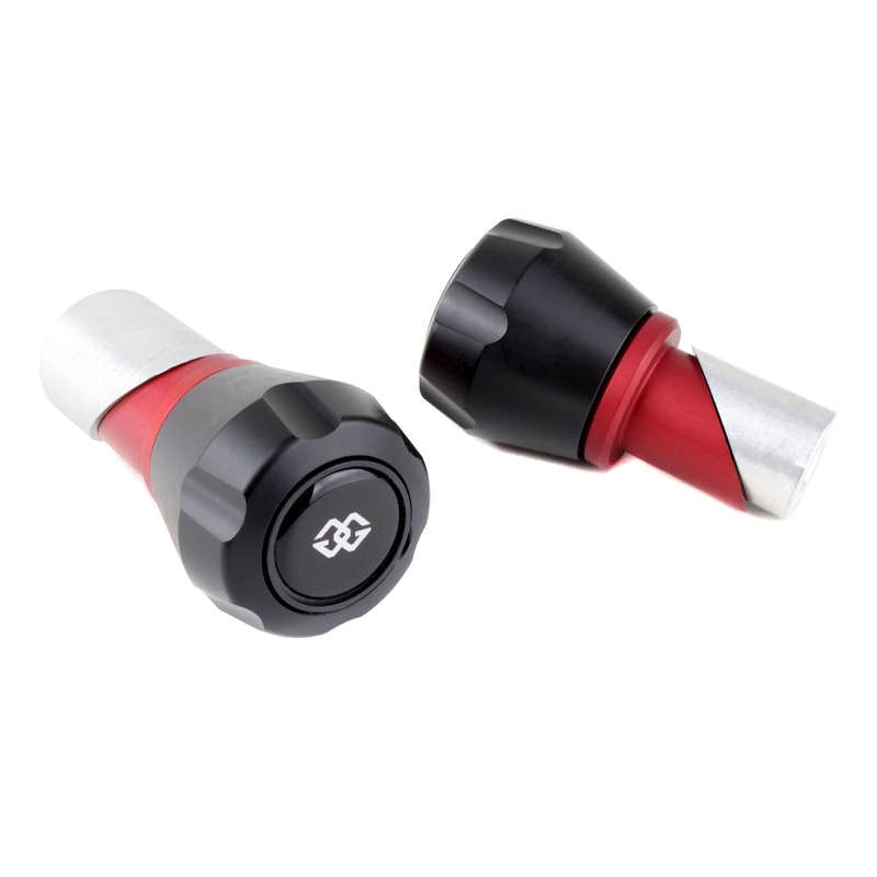 Protection d'axe de roue avant Gilles Tooling Yamaha MT-07 14-24 noir/rouge